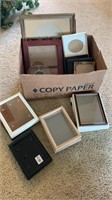 Assorted small picture frames