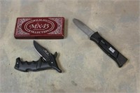 Black Finger 777 Automatic Opening Knife & MX45