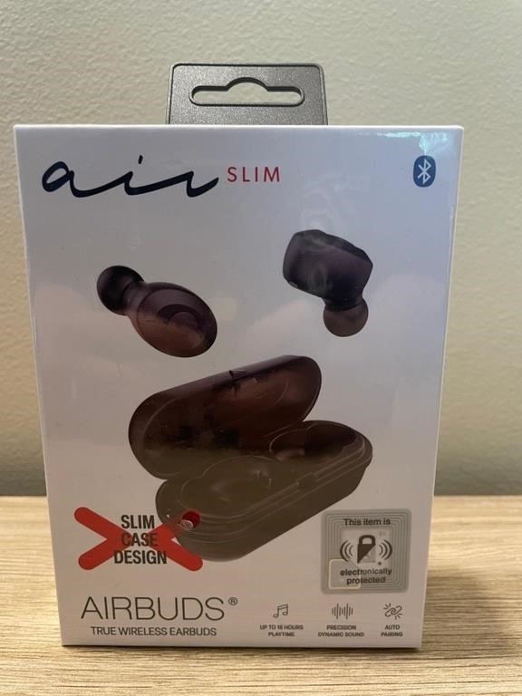 Air Slim True Wireless Earbuds Black