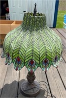 28" Leaded Stained Glass Lamp