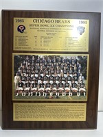 1984/85 NFL Chicago Bears Football Super Bowl