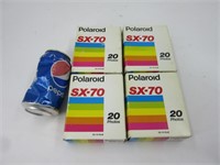 4 paquets de films Polaroid neufs