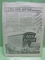 Vintage Keen Kutter Advertising Page
