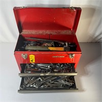 Red Craftsman Toolbox and Contents