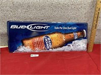 Bud Light Bottle Spanish sign