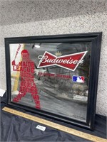 Budweiser Baseball Mirror