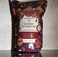 C8) Unopened SCENTSY SOAK 2 pound bag Pomegranate