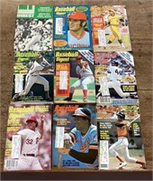 9 Baseball Digest magazines