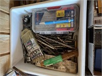 BOX OF DRILL BITS