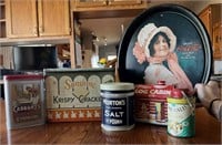 Misc Antiques - Tins - Tray