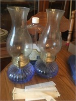 Glass Oil Lanterns extra Wicks