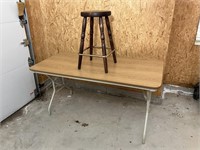 Stempel Folding Leg Metal Frame Table/Stool