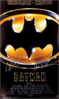 Jack Nicholson Autograph Batman Poster