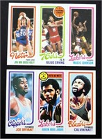 (2) 1980-81 TOPPS BASEKETBALL STAR CARDS