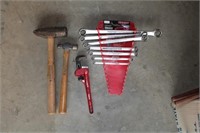 Wrenches, Hammers, Pipe Wrench, etc
