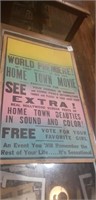 Vintage Home Town Movie Poster