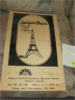 Auburn-Cord-Duesenberg museum theater poster