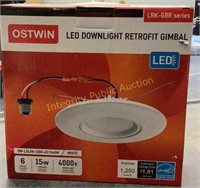 Ostwin led Downlight Retrofit Gimbal 6"