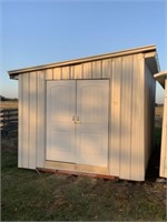 10'6" x 15'9" White Shed