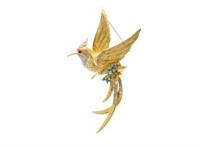 Boucher bird of paradise brooch