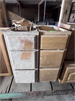(Times 2) 12"x18"x32" 3-Drawer Base Cabinet