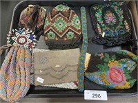 Lot of Beaded Purses and Bags.