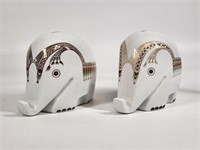 (2) HOCHST PORCELAIN ELEPHANT BANKS