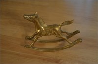 Brass Rocking Horse