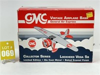 GMC Vintage Airplane Bank General Air Express