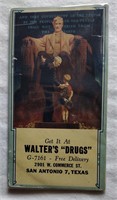 Original 1930s San Antonio Walters Drug Postcard