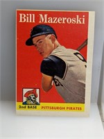 1958 Topps #238 Bill Mazerowski HOF Pirates