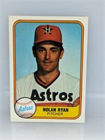 1981 Fleer Nolan Ryan