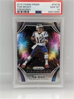 2019 Panini Prizm Fireworks Tom Brady FWTB PSA 10