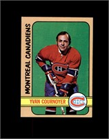 1972 Topps #10 Yvan Cournoyer EX to EX-MT+