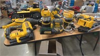 Repair lot dewalt tools