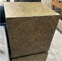 Cube Side or End Tables , 19” x 19” ( tile look )