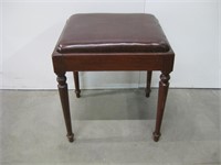 15" x 17" x 18" Stool Or Sewing Seat - Has Storage