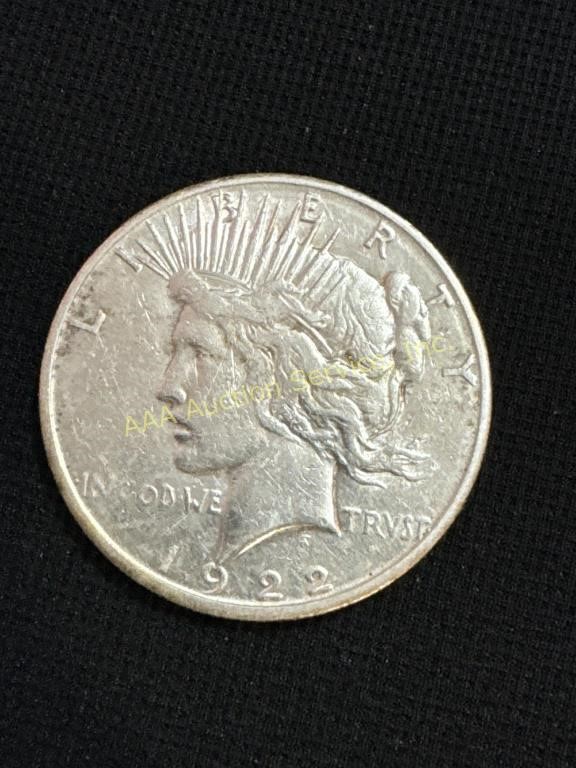 1922-S US Peace Dollar