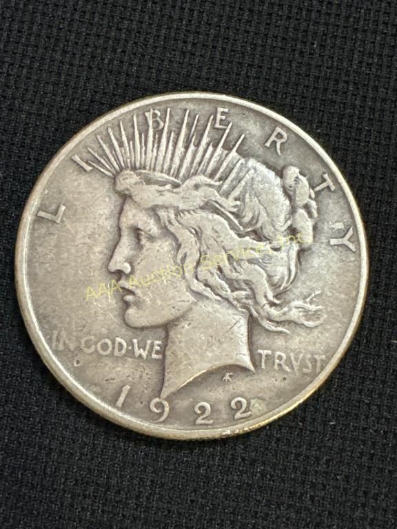 1922-S US Peace Dollar