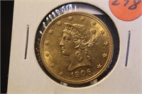 1906 $10 Pre-33 Gold Liberty Head Coin