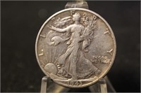 1943-D Walking Liberty Silver Half Dollar