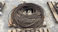 (qty - 3) Rolls of 1/4" Thick Braided Steel Cable-