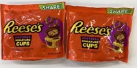 2x 280g Bags Reese's Pretzels Miniature Cups
