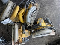 4 Dewalt 7 1/4  Circular Saws