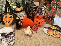 Vintage Halloween decorations