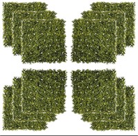 $56 Artificial Grass Wall Panel Backdrop, 12 PCs