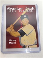 Mickey Mantle Cracker  Jack Baseball Card
