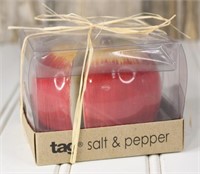 Tag Sliced Apple Salt & Pepper Shakers