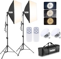 AS IS-Torjim Pro Photo Studio Lighting Kit