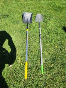 2 shovels